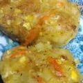 ゆき太☆'s cooksnap of when they made お弁当に♪ポテサラ残りでミニカレーお焼き.