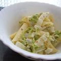 ｎａｎａ-family's cooksnap of when they made 簡単おつまみ♪白菜とペンネの和風サラダ.