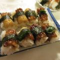 miyuki12's cooksnap of when they made ゴマ香る焼きちくわの棒寿司風☆.
