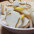 yappyパクパク's cooksnap of when they made 大根の漬物塩昆布と柚入り♪.