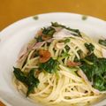 るるおか's cooksnap of when they made ほうれん草とベーコンのパスタ.