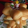 碧_空's cooksnap of when they made 一足早いクリスマス♪黒糖のお星様パン.