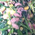 おぽチャン's cooksnap of when they made ほうれん草とコーンのサラダ.
