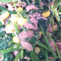 おぽチャン's cooksnap of when they made ほうれん草とコーンのサラダ.