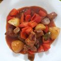みほたる's cooksnap of when they made うちの揚げない酢豚♪ポテト入り(´∪`).