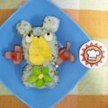 まっきー♪３７'s cooksnap of when they made キャラ弁にも　ムッシュ熊雄.