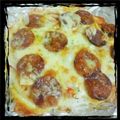 しょこら＠アレ持ち's cooksnap of when they made 新食感！？ご飯シートでヘルシーピザ.