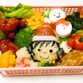 レアレアチーズ's cooksnap of when they made お弁当に♪はんぺんの雪だるま（キャラ弁）.