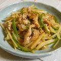 nasubeam's cooksnap of when they made じゃがいもDE青椒肉絲風.