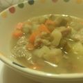 mihokid's cooksnap of when they made 塩豚と根菜のミネストローネ・ビアンコ.