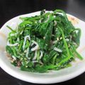 おつね's cooksnap of when they made しらすとほうれん草の胡麻醤油和え.