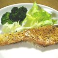 でかおちば's cooksnap of when they made サーモンのハーブガーリックパン粉焼き.