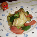 himadek's cooksnap of when they made 豚肉ときゅうりの粒マスタード炒め.