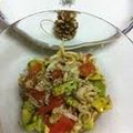 あい葉's cooksnap of when they made いかとアボカドとトマトのレモンマリネ.