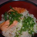 Jock's cooksnap of when they made 鮭ご飯.