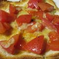 まさたかまま's cooksnap of when they made オリーブソースのトマチートースト.