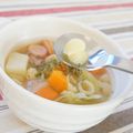 ななクレープ's cooksnap of when they made 給食を再現　ヘルシースープ☪.