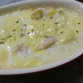 真生mama's cooksnap of when they made コロコロさつま芋＆鶏肉のグラタン.