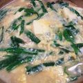 ☆☆moka☆☆'s cooksnap of when they made 豆腐とニラの玉子とじ鍋.
