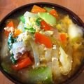ひび稚魚's cooksnap of when they made あったまる！おかずにらたま汁.
