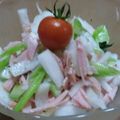 パルタ３２６'s cooksnap of when they made セロリと大根とハムのマリネ.