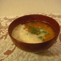 ローズレース's cooksnap of when they made 大和芋のすりおろしで◎ふわとろ♪味噌汁.
