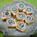 Jock's cooksnap of when they made オクラ竹輪の玉子焼き.