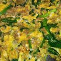 賄いのおばちゃん's cooksnap of when they made 甘辛味でご飯がすすむ♫挽き肉入りニラ玉.