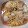 ぼつごま's cooksnap of when they made 切って煮るだけ、白菜と鶏肉のしょうゆ煮.