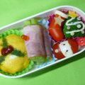 pyonpoco's cooksnap of when they made キャラ弁☆ぷちサンタクロース♫.