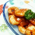 キョク's cooksnap of when they made エビのケチャップ煮.