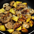 こま1018's cooksnap of when they made 簡単デリ♪鶏れんこんさつまいもの甘酢炒め.