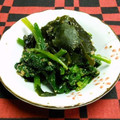 シャンプーハット's cooksnap of when they made ほうれん草とワカメ♪ゴマからしあえ.