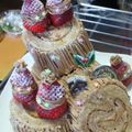 りりぷく's cooksnap of when they made * クリスマス ★ ブッシュドノエル♪.