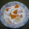 kemeta's cooksnap of when they made まろやか柿ヨーグルト.