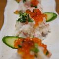 くまっちゃん☆'s cooksnap of when they made 山芋とカニのサラダ　イクラのせ.