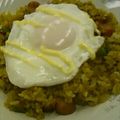 しおとも's cooksnap of when they made カレーチャーハン：：ランチプレート風：：.