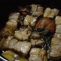 ハナキャップ's cooksnap of when they made 梅と豚バラ煮.