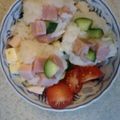 いまりやき's cooksnap of when they made レタスカップのサラダ寿司.