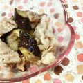 キョク's cooksnap of when they made なすと豚肉のしょうが醤油炒め.