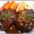 hikaru_ko's cooksnap of when they made デミグラ缶で煮込みハンバーグ.