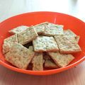 majyome's cooksnap of when they made 南部煎餅風ごまビスケット.