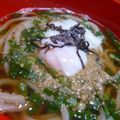 ｇａｂｉｂｉ's cooksnap of when they made ごまねぎ玉うどん（温）.