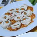 ♡サマンサ♡'s cooksnap of when they made ノンオイル♪夏野菜のチキンロール.