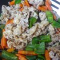 羊めぇめぇ's cooksnap of when they made 小松菜と豚バラ肉のオイスターソース炒め.