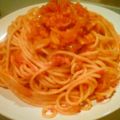 くま子♪'s cooksnap of when they made 絶品ヽ(>ω<｡)♡トマトソースパスタ♡.