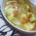 うめこ02ka's cooksnap of when they made 長ネギの味噌チーズ焼き.