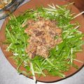 ゆうりママ's cooksnap of when they made 水菜さば缶サラダ.