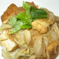 のんのん_mom's cooksnap of when they made 白菜・しめじ・春雨の☆ヘルシー厚揚げ丼.