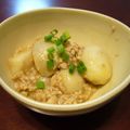 hirosta's cooksnap of when they made 里芋の味噌そぼろあんかけ♬.
